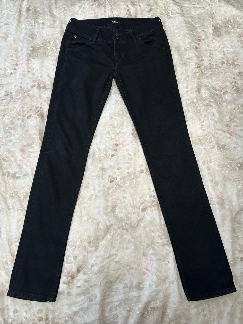 Hudson Jeans Black Straight Leg Women's Jeans
